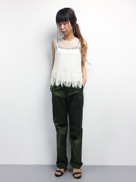naoさん(レディース・163cm)の夏コーディネート