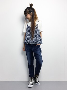 naoさん（レディース・163cm）の夏コーディネート