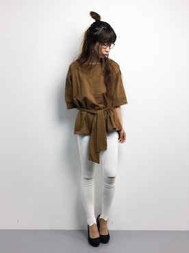 naoさん（レディース・163cm）の夏コーディネート