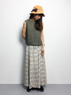 naoさん（レディース・163cm）の夏コーディネート