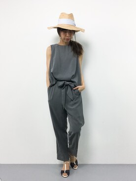 「Lulud（ルルド）のアイテム」を使った、naoさん（レディース・163cm）の夏コーディネート