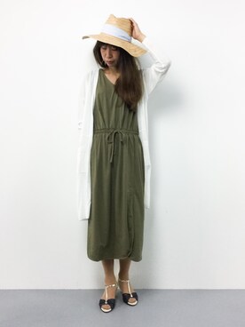 「Lulud（ルルド）のアイテム」を使った、naoさん（レディース・163cm）の夏コーディネート