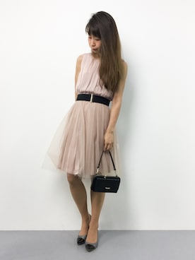 「PARADIS COULEUR（パラディクルール）のアイテム」を使った、naoさん（レディース・163cm）の夏コーディネート