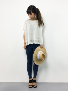 naoさん（レディース・163cm）の夏コーディネート