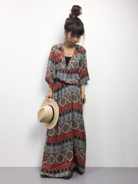 naoさん（レディース・163cm）の夏コーディネート