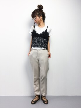 naoさん（レディース・163cm）の夏コーディネート