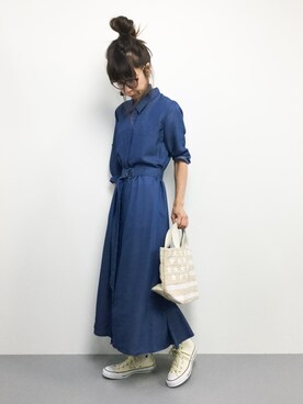 naoさん（レディース・163cm）の夏コーディネート