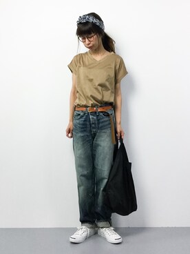 naoさん（レディース・163cm）の夏コーディネート