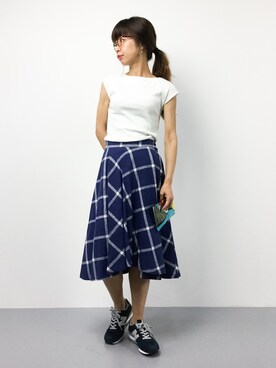 naoさん（レディース・163cm）の夏コーディネート