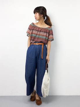 naoさん（レディース・163cm）の夏コーディネート