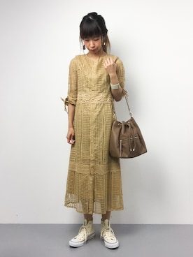 naoさん（レディース・163cm）の夏コーディネート