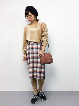 「NUMBER STANDARD DRWCYS（ナンバースタンダードドロシーズ）のアイテム」を使った、naoさん（レディース・163cm）の秋コーディネート