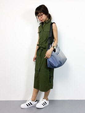 「nitca（ニトカ）のアイテム（バッグ）」を使った、naoさん（レディース・163cm）の秋コーディネート