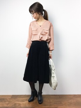 naoさん（レディース・163cm）の秋コーディネート