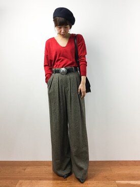 naoさん（レディース・163cm）の秋コーディネート