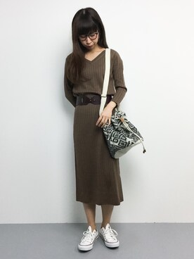 naoさん（レディース・163cm）の秋コーディネート