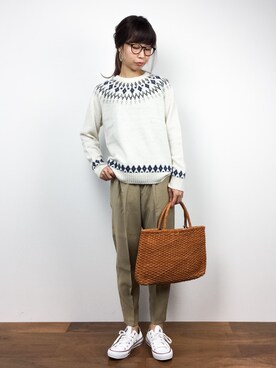 「Kyuca（キューカ）のアイテム」を使った、naoさん（レディース・163cm）の秋コーディネート