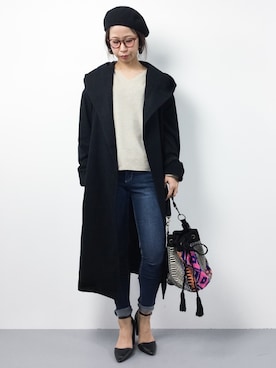 naoさん（レディース・163cm）の秋コーディネート