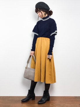 naoさん（レディース・163cm）の秋コーディネート