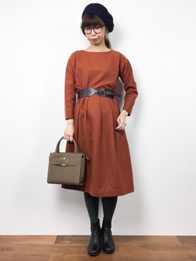 naoさん(レディース・163cm)の冬コーディネート