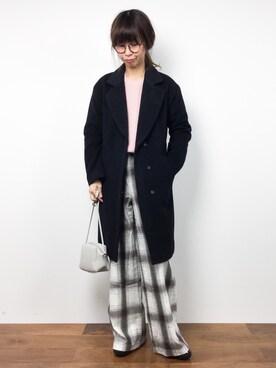 naoさん（レディース・163cm）の冬コーディネート