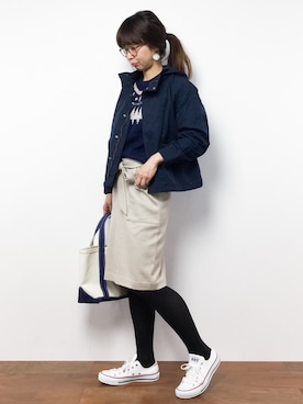 naoさん（レディース・163cm）の冬コーディネート