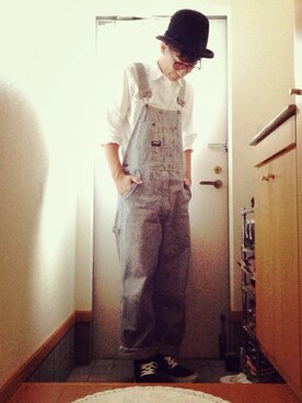 「アイテム（オールインワン・サロペット）」を使った、ゆうすけさん（メンズ・176cm・20代）の夏コーディネート
