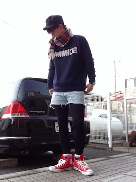 「UNIQLOコーデ」｜ゆうすけさん（メンズ・176cm）の冬コーディネート