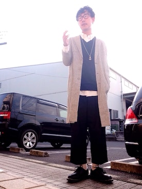 「studio CLIP（スタディオクリップ）のアイテム（ジャケット/アウター）」を使った、ゆうすけさん（メンズ・176cm）の秋コーディネート
