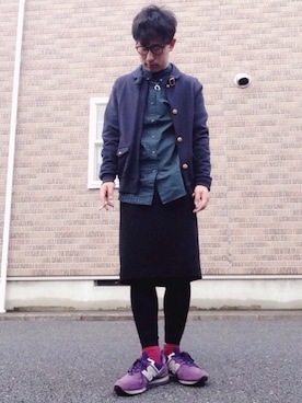 「アイテム（スカート）」を使った、ゆうすけさん（メンズ・176cm・30代）の春コーディネート
