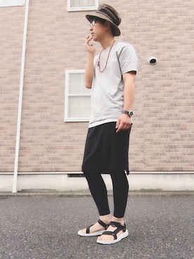 「アイテム（スカート）」を使った、ゆうすけさん（メンズ・176cm・30代）の春コーディネート