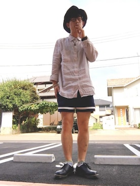 「サーフショーツ」｜ゆうすけさん（メンズ・176cm）の秋コーディネート