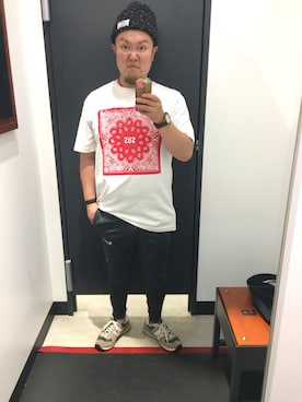 「SUS by suspereal（サスペリアル）のアイテム」を使った、Taiki Satoさん（メンズ・167cm）の夏コーディネート