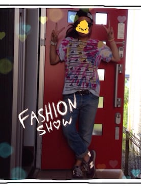 「#ミッキー」｜みーたんさん（レディース・163cm）の夏コーディネート