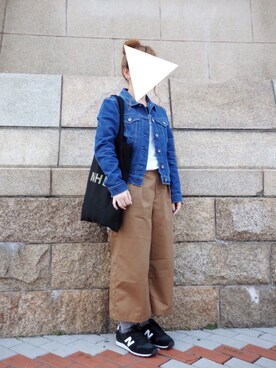 「Bleu Bleuet（ブルーブルーエ）のアイテム（ジャケット/アウター）」を使った、・・missy・・さん（レディース・150cm）の春コーディネート