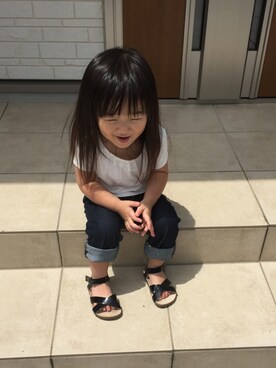 「お買い物」｜「アイテム（その他）」を使った、sanaさん（キッズ・90cm）の夏コーディネート