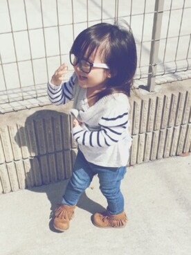 sanaさん(キッズ・90cm)の秋コーディネート