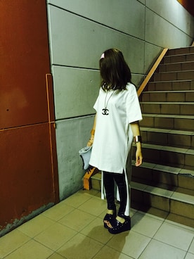 「CHEEKYのアイテム」を使った、みおちさん（レディース・155cm）の秋コーディネート