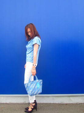  𝕐𝕌𝕂𝕚さん（レディース・160cm）の夏コーディネート