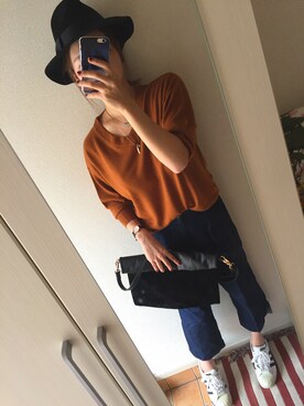 𝕐𝕌𝕂𝕚さん(レディース・160cm)の秋コーディネート