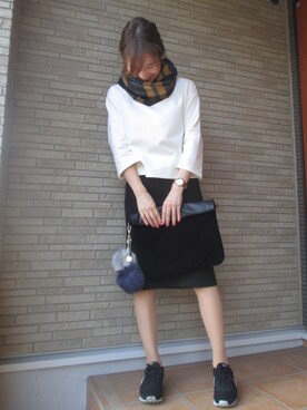  𝕐𝕌𝕂𝕚さん（レディース・160cm）の秋コーディネート