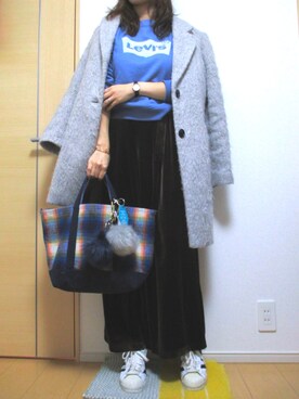  𝕐𝕌𝕂𝕚さん（レディース・160cm）の秋コーディネート