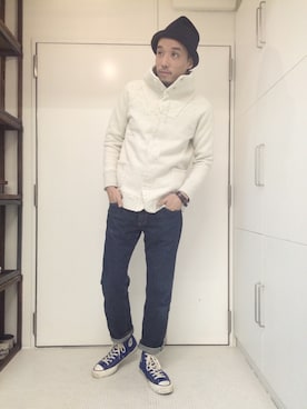 「Valeur（バルール）のアイテム」を使った、kazzyさん（メンズ・178cm）の秋コーディネート