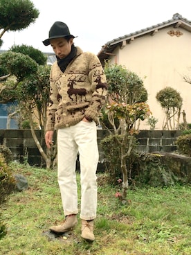 「アイテム（その他アウター）」を使った、kazzyさん（メンズ・178cm・30代）の冬コーディネート