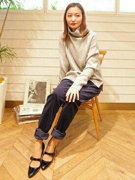 Yuriさん(レディース・162cm)の冬コーディネート