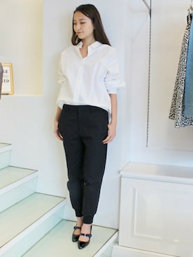 「EDIT. FOR LULU（エディットフォールル）のアイテム」を使った、Yuriさん（レディース・156cm）の冬コーディネート