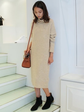 「EDIT. FOR LULU（エディットフォールル）のアイテム」を使った、Yuriさん（レディース・156cm）の秋コーディネート