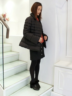 「EDIT. FOR LULU（エディットフォールル）のアイテム」を使った、Yuriさん（レディース・156cm）の冬コーディネート