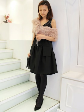 「EDIT. FOR LULU（エディットフォールル）のアイテム」を使った、Yuriさん（レディース・156cm）の冬コーディネート