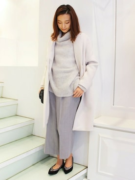 「EDIT. FOR LULU（エディットフォールル）のアイテム」を使った、Yuriさん（レディース・156cm）の冬コーディネート